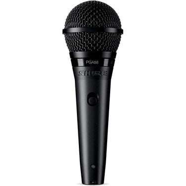 MICROFONO SHURE BOBINA MOVIL C/CABLE, PGA58-XLR